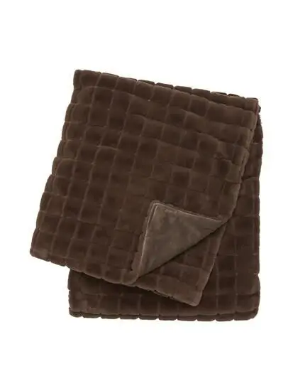 Svanefors - Luna Blanket - D brown 120x150cm