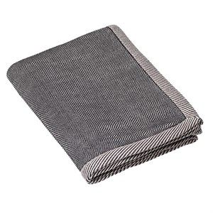 Image of Muuto - "Ripple Throw" Plaid - Bluish Black / sort