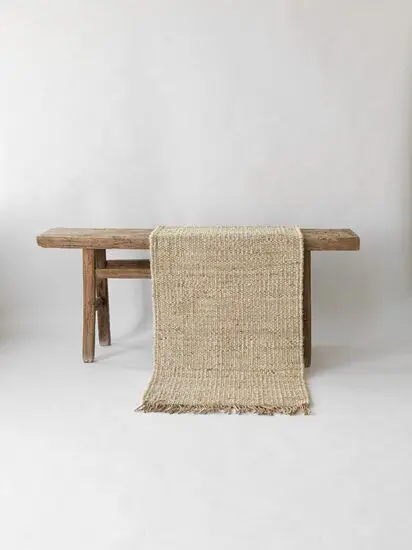 Tell Me More - Hemp rug 80x150 - bleached