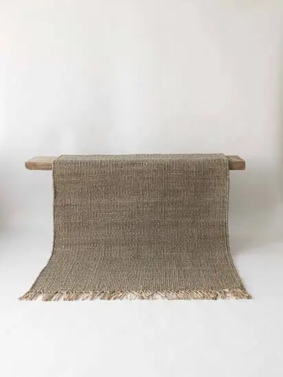 Tell Me More - Hemp rug 140x200 - grey