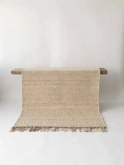 Tell Me More - Hemp rug 140x200 cm - bleached