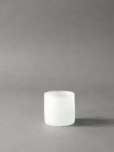 Tell Me More - Frost candleholder S - white