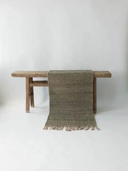 Tell Me More - Hemp rug 80x200 - grey