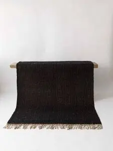 Tell Me More - Hemp rug 200x300 - black