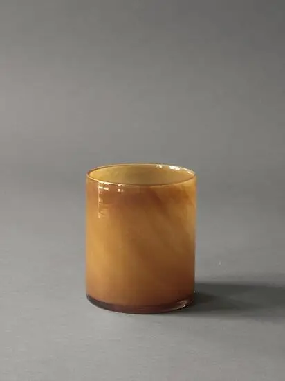 Tell Me More - Lyric candleholder M - brown