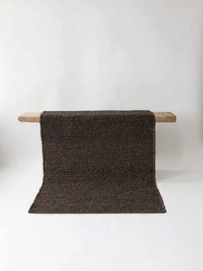 Tell Me More - Sumak hemp rug 140x200 - brown