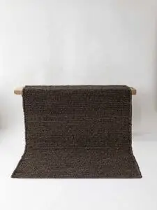 Tell Me More - Sumak hemp rug 200x300 - brown