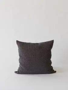 Tell Me More - Brick cushion cover 50x50 - charcoal