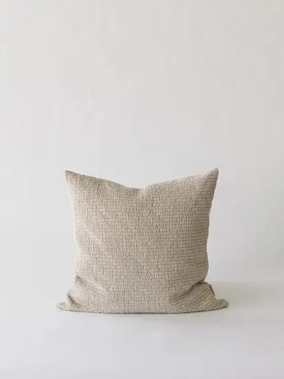 Tell Me More - Brick cushion cover 50x50 - sand beige