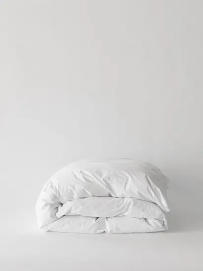 Tell Me More - Duvet cover org cotton 240x220 - bleached white