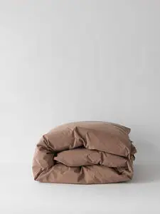 Tell Me More - Duvet cover org cotton 240x220 - tan