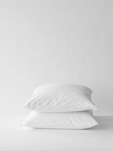 Tell Me More - Pillowcase org cotton 50x60 2p - bleached white
