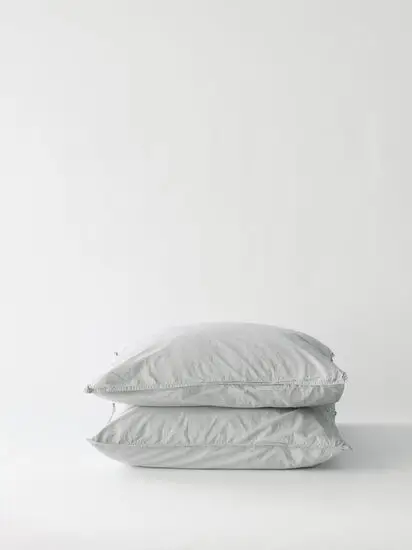 Tell Me More - Pillowcase org cotton 50x60 2p - frost