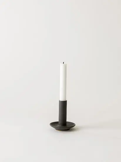 Tell Me More - Lou candleholder - dark grey