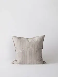 Tell Me More - Cushion cover linen 50x50 - hazelnut stripe