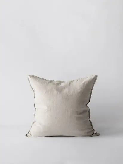 Tell Me More - Cushion cover linen 50x50 - warm grey