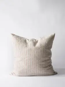 Tell Me More - Pillowcase linen 65x65 - hazelnut stripe