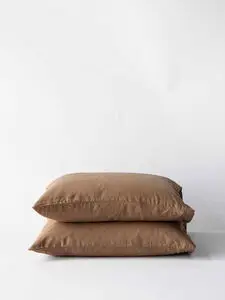 Tell Me More - Pillowcase linen 50x60 2p - hazelnut