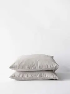 Tell Me More - Pillowcase linen 50x60 2p - warm grey
