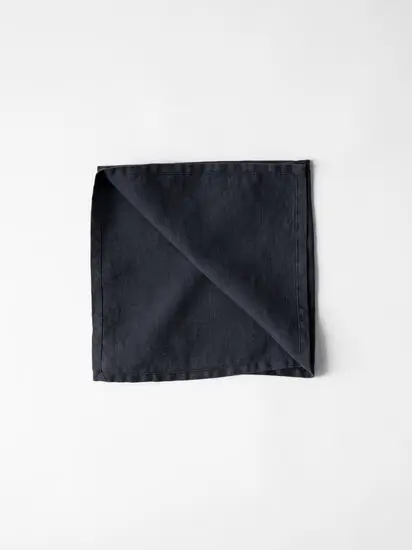 Tell Me More - Napkin linen - night blue