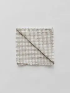 Tell Me More - Napkin linen - gingham natural