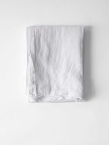 Tell Me More - Sheet linen 160x270 - bleached white