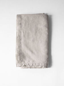 Tell Me More - Sheet linen 270x270 - warm grey
