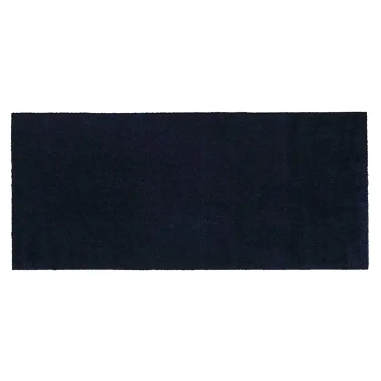 Tica Copenhagen - Smudsmåtte - Ensfarvet - Mørkeblå - 67x150 cm