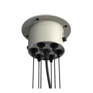 Tonone - BOLT CHANDELIER 6 ARM - ash grey