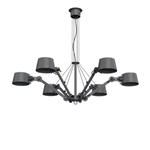 Tonone - BOLT CHANDELIER 6 ARM - midnight grey