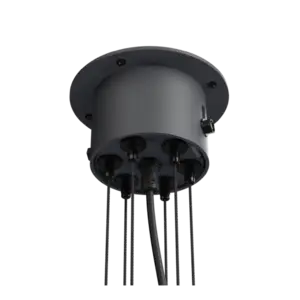 Tonone - BOLT CHANDELIER 6 ARM - midnight grey