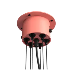 Tonone - BOLT CHANDELIER 6 ARM - daybreak rose