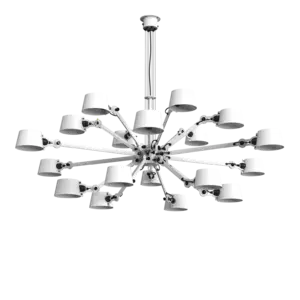 Tonone - BOLT CHANDELIER 18 ARMS - pure white