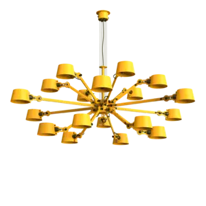 Tonone - BOLT CHANDELIER 18 ARMS - sunny yellow