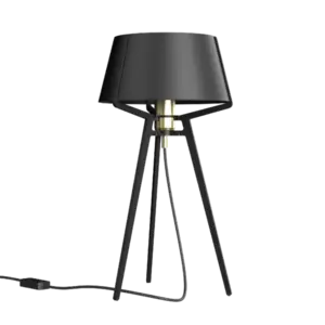 Tonone - BELLA TABLE - smokey black / brass