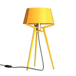 Tonone - BELLA TABLE - sunny yellow / brass