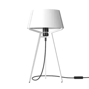 Tonone - BELLA TABLE - pure white / black