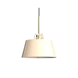Tonone - BELLA PENDANT - lightning white / brass