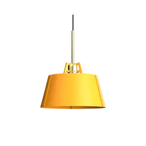 Tonone - BELLA PENDANT - sunny yellow / brass