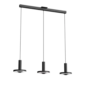 Tonone - BEADS 3 IN LINE - smokey black