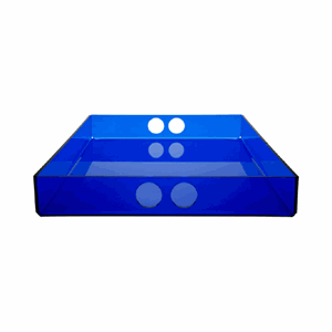 Tray bakke i ocean blue fra Neon Living (lille) - ocean blue (21 x 29 cm)