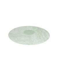 bObles - Rundt tumlegulv - Lys grøn marmor 