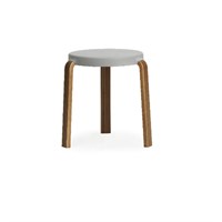 Normann Copenhagen - Tap skammel - Valnød - Grå