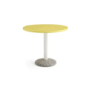 HAY havebord - Keramik bord - Ceramic table - Gul - Ø90 cm
