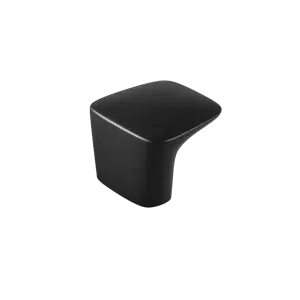 Habo - Krog - 29x35 mm - Mat Sort - 2 stk.