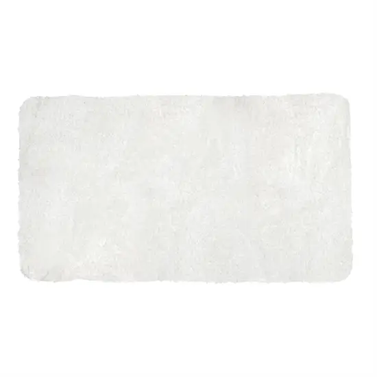 Habo - Badeværelsesmåtte - Camelia - Hvid - 60 x 90 cm