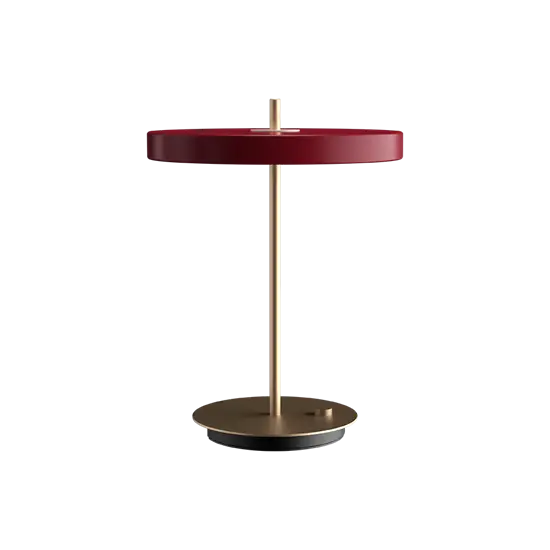 Umage - Table bordlampe - Asteria - Ruby red - Ø31 cm