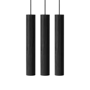 Umage - Pendel Lamper Chimes Cluster - 3 stk. - Black oak/Sort eg