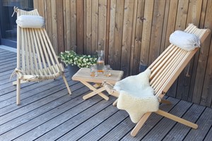 LarixFurn - Lazy stol med pude - loungestol