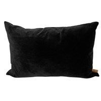 Skriver Collection pude - Velour 40x60 - Sort